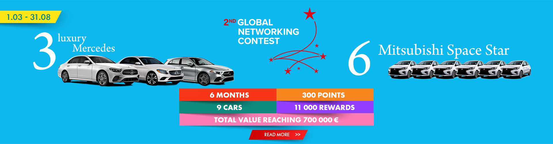 A CAR TO WIN EVERY MONTH!